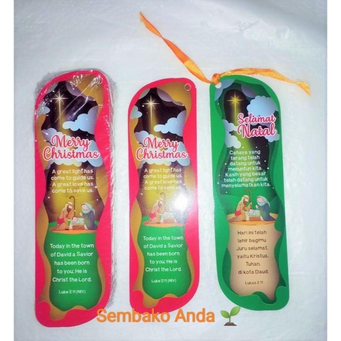

Office & Stationery | Document Organizer | 50 Selipan Buku Ayat Alkitab Selamat Natal. Bookmarks. Pembatas Buku. | Best Seller