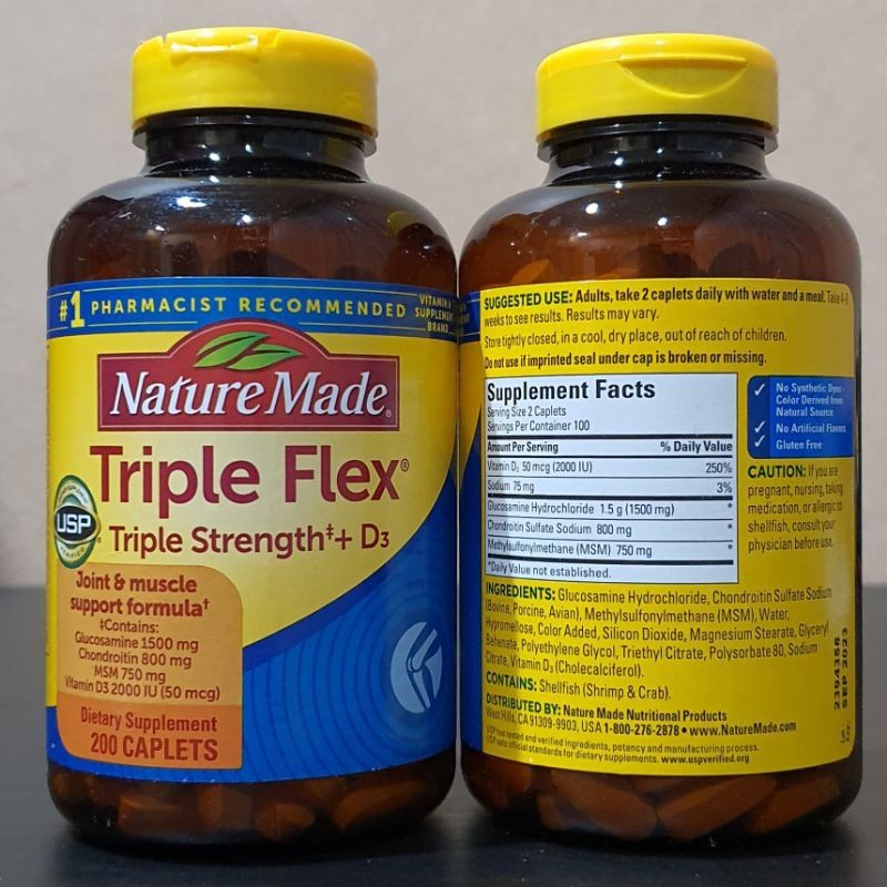 Nature Made Triple Flex - 200 Caplets