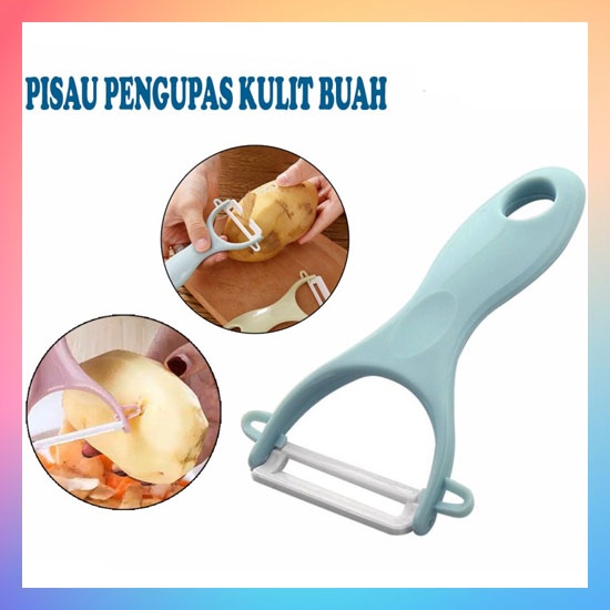 Pisau Kupas Kulit Buah Besar Mata Pisau Stainless / Peeler / Pisau Kupas Kulit Buah Tajam