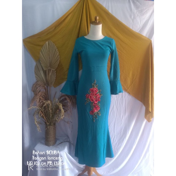 Gamis Duyung SCUBA tangan lonceng