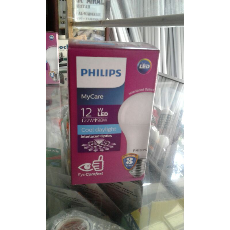 Lampu LED Philips 12Watt Putih/Cool Day Light (Harga Grosir)