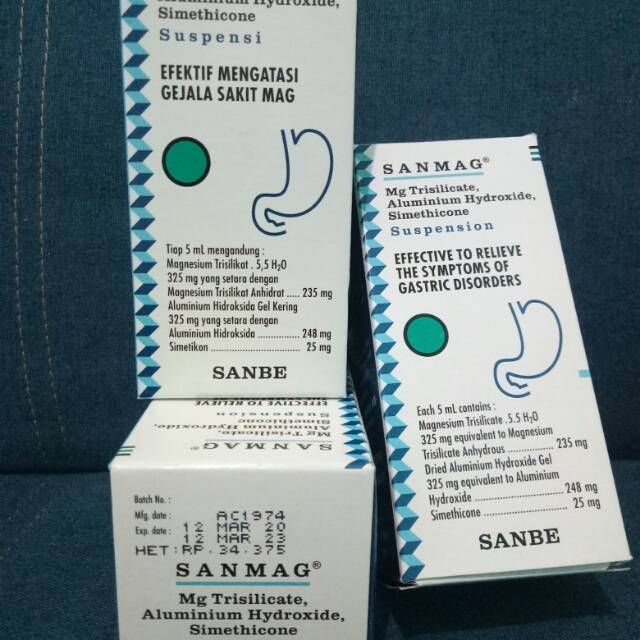 Jual SANMAG SIRUP / OBAT MAAG CAIR 120ML | Shopee Indonesia