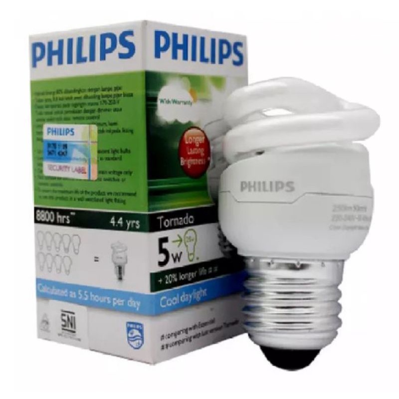 Lampu Tornado Philips 5 Watt