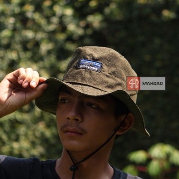 Topi rimba polos pria wanita outdoor topi gunung tali distro