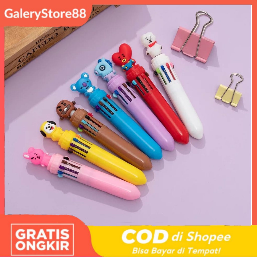 

❀GS❀PULPEN / PENA BT21 LUCU IMPORT MURAH