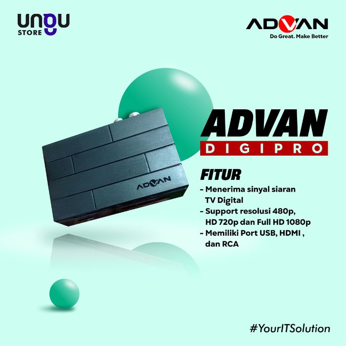 STB ADVAN DIGIPRO DVBT2 DVB-10KK Full HD 1080p SET TOP BOX DIGITAL TV
