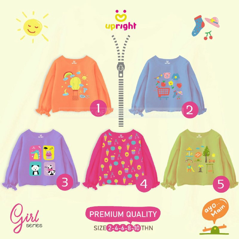 TUNIK UPRIGHT BAJU ANAK UPRIGHT