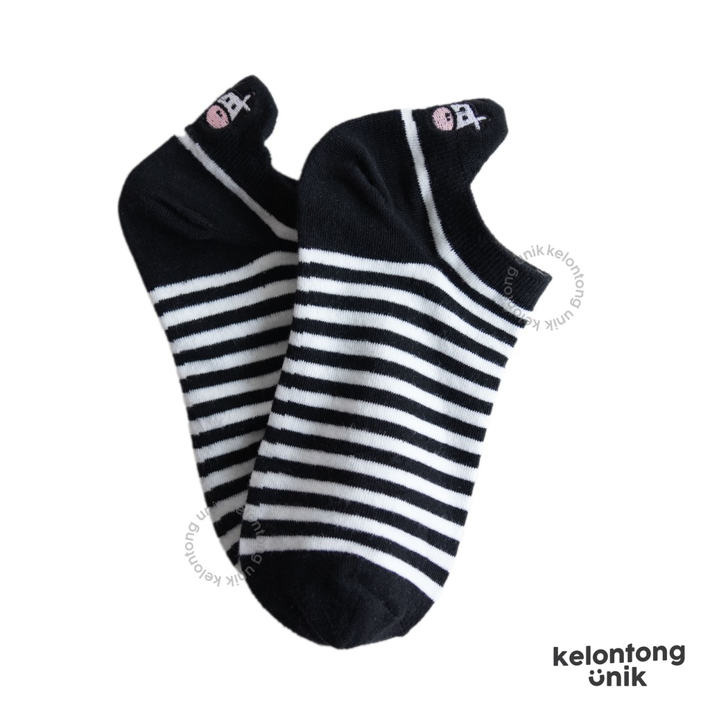 SAPI POLOS - Kaos Kaki Pendek Semata Kaki/ Kaos Kaki Ankle Dewasa Wanita-KWMV-005