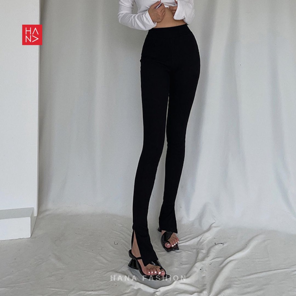 Hana Fashion - Miley Long Pants Celana Panjang Highwaist - LP129