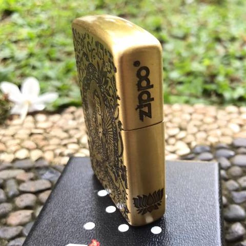 Zippo Grafir Motif BUDHA Zippo Kwalitas Premium Zippo unik