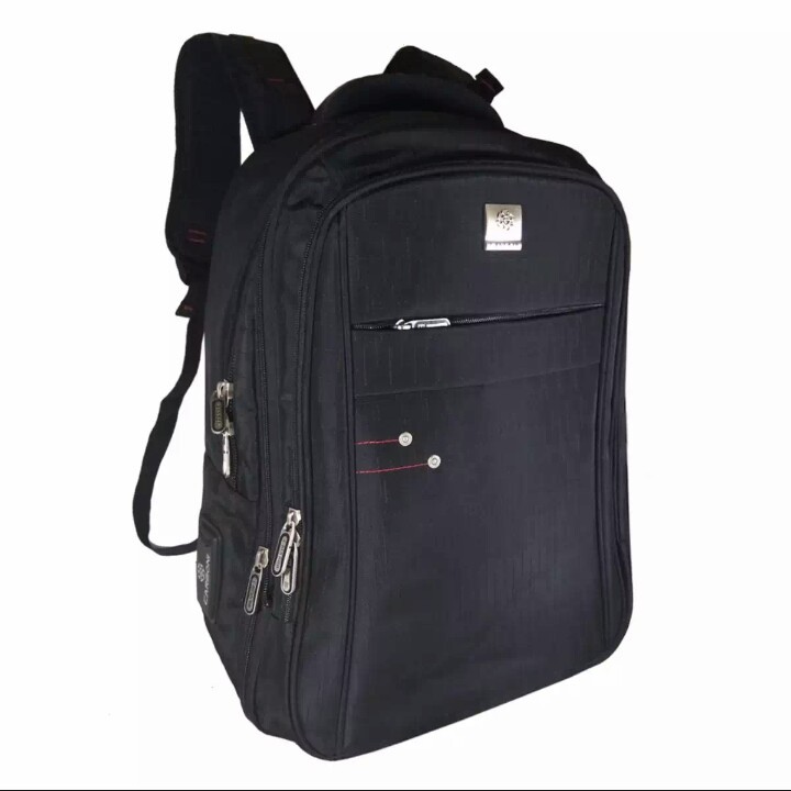 Carboni Premium Tas Ransel Pria Tas Fashion Pria  original Tas Punggung Backpack 18 Inchi - Black