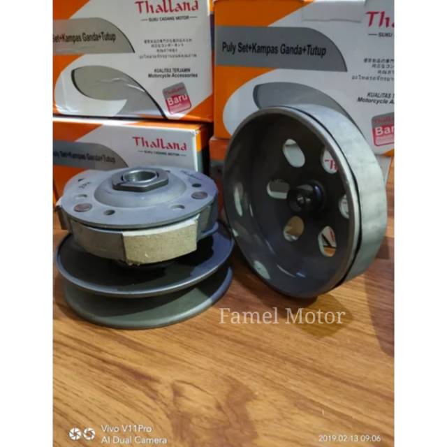 PULLY ASSY MIO M3 PULLY PULI SET CVT MIO M3 1 SET KOMPLIT