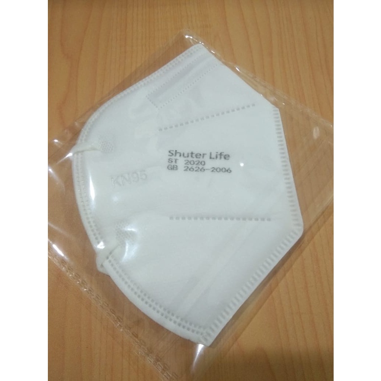 Masker 5 Ply KN95 N95 Shuter Life isi 20pcs Masker Medis Masker Wajah Masker Debu MK01