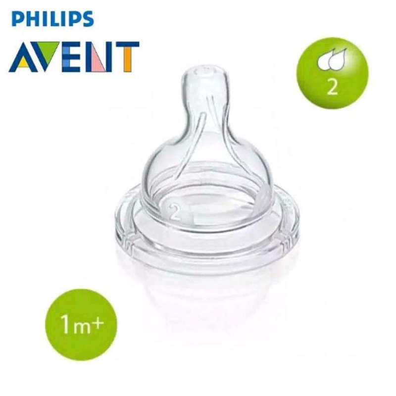 Philips Avent Classic+ Flow Teats (2 Pcs)/dot classic