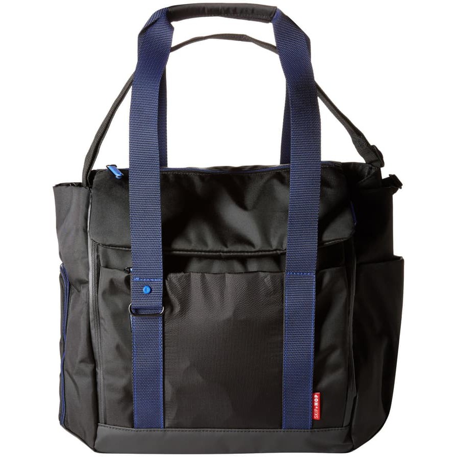 Skiphop Skip Hop Diaper Tote Bag Fit All Access  Black / Cobalt