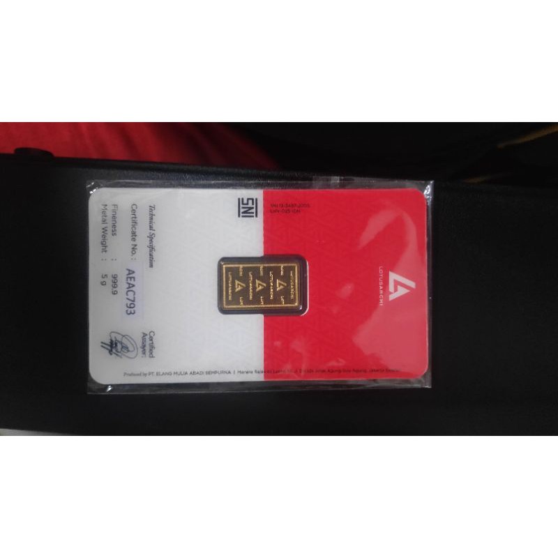 Emas Lotus Archi Certieye 5 Gram