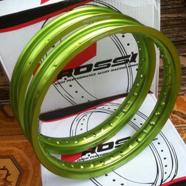 Velg rossi master ring 14 140-160(matic) sepasang ijo lemon