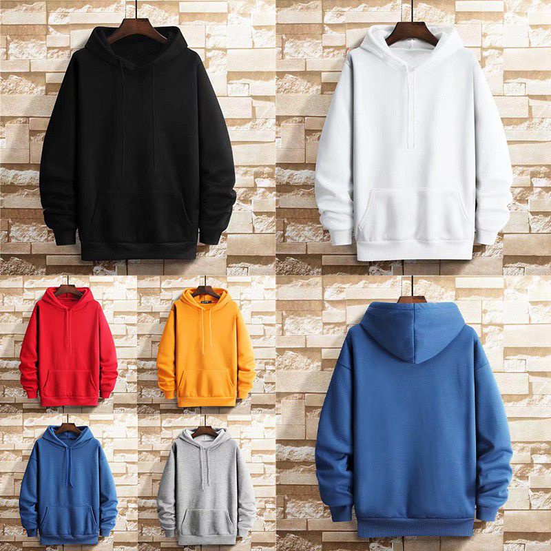 Hoodie Jumper Dewasa BASIC Polos | Jaket Sweater Pria Wanita BASIC Polos | Size M L XL XXL