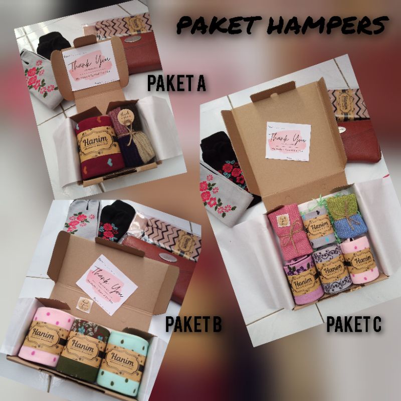 

PAKET HAMPERS AKSESORIS MUSLIMAH KAOS KAKI