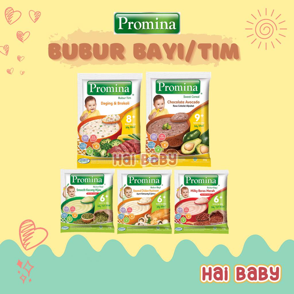 PROMINA Bubur Bayi SACHET / Bubur Tim Bayi 6 bulan+ 8 bulan+ / Bubur MPASI Bayi
