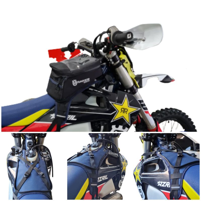 TAS TANKI HUSQIVARNA ORIGINAL FULL WATERPROOF MOTIF HUSQVARNA MOTOR CROSS TRAIL TRABAS ADVENTURE HUS