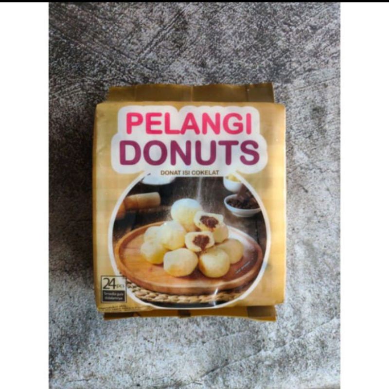 

PELANGI DONAT MINI ISI COKLAT 24s