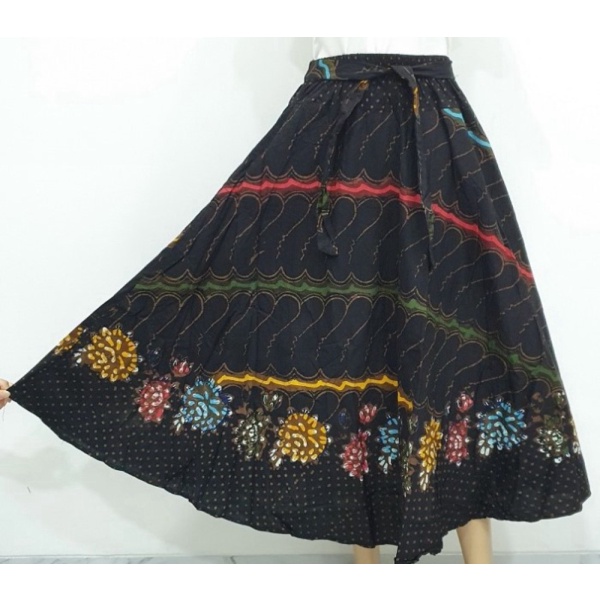 Promo ROK KLOK BATIK PANJANG ROK KLOK BATIK CAP - motif A Berkualitas