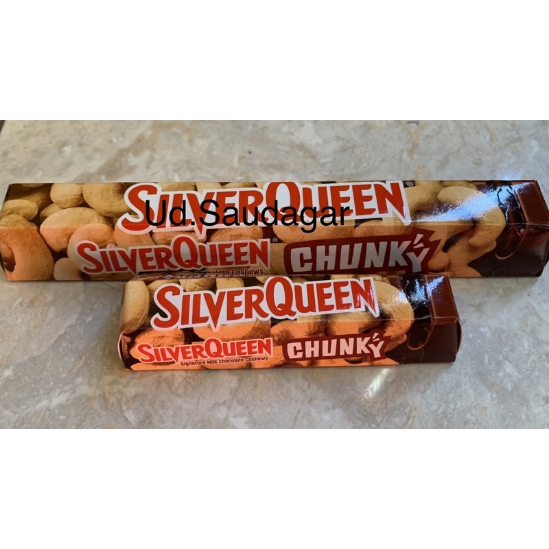 

Cokelat Coklat Silverqueen Silver Queen Chunky Bar 95Gr | 33Gr