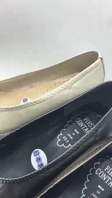 Sepatu wedges First Contact model kancing( Ready stok