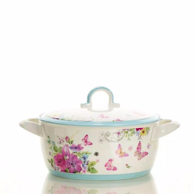 CASSEROLE KERAMIK BULAT / TEMPAT SUP/ TEMPAT SAYUR KERAMIK