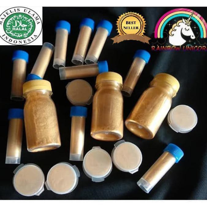 

RU METALLIC GOLD LUSTRE DUST EMAS EDIBLE BUBUK LUSTER CAKEKUE 2G HALAL