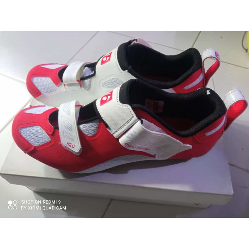 sepatu cleat roadbike bontrager hilo triathlon