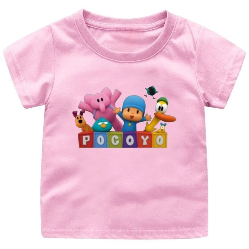 BAJU ANAK ( POCOYO) ANAK CEWEK-COWOK 1-12 TAHUN