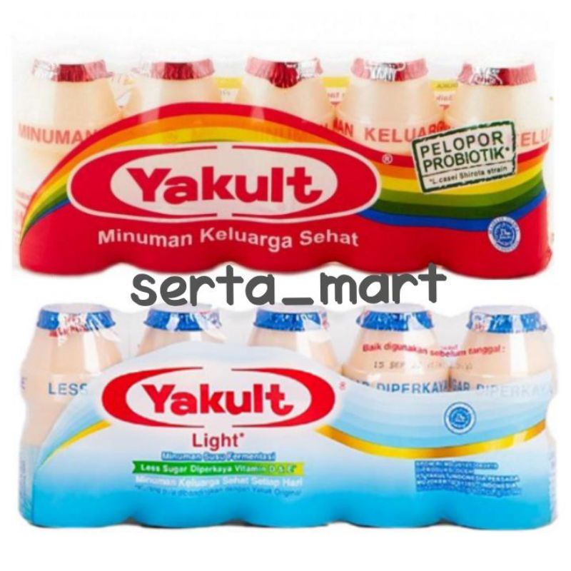 

Yakult - Yakult Light Minuman Probiotik Keluarga Sehat - Susu Fermentasi Pack isi 5