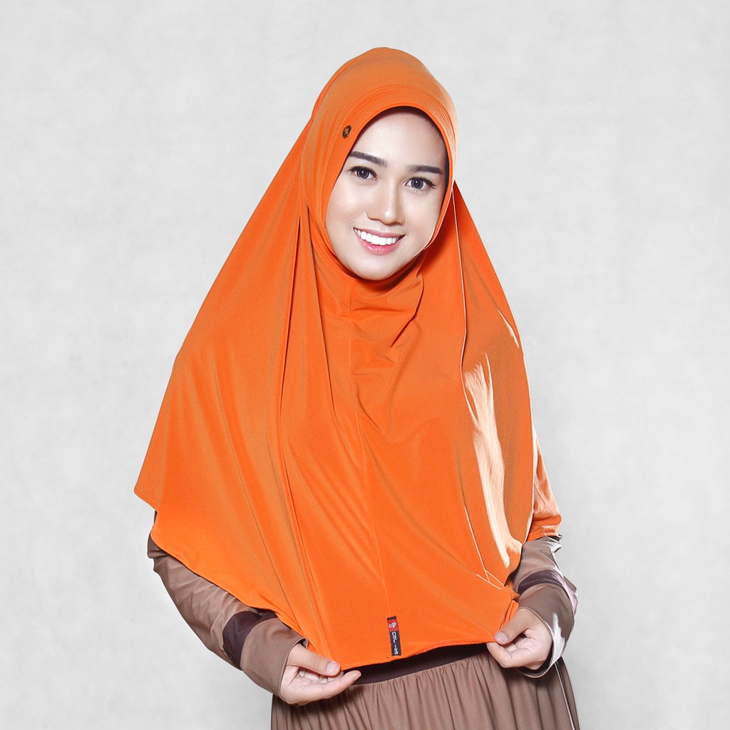 Jilbab Instan Bergo Nafisa Shanum | Kerudung Instan Khimar Antem PET Kecil Antem Hijab Instan Bergo