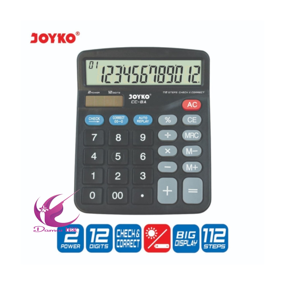 

Calculator / Kalkulator Joyko CC-8A 12 Digits Check Correct
