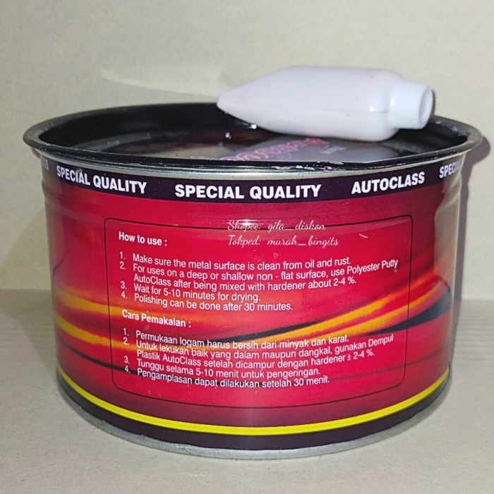 Dempul Plastik AUTOCLASS Spesial Polyester Putty 1kg