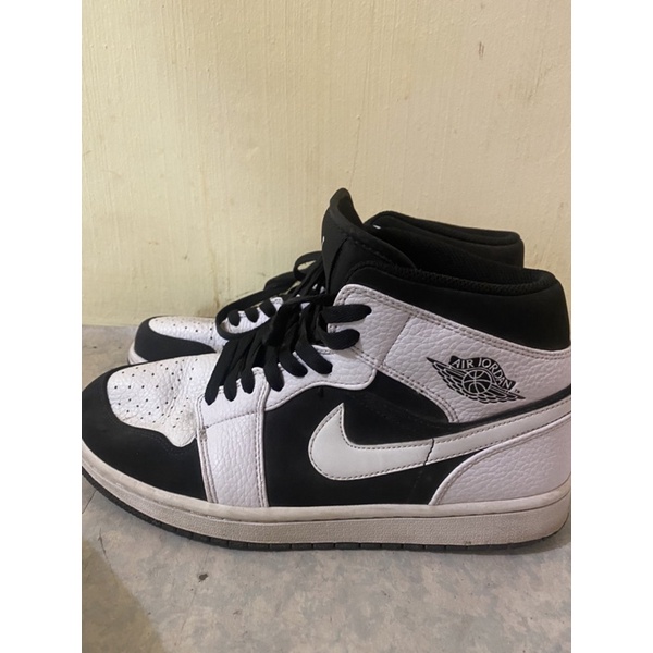 Nike Air jordan 1 Mid Panda Black White second bekas