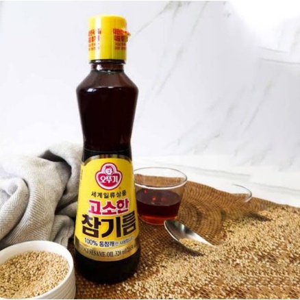 

OTTOGI SESAME OIL 320ml/100% Minyak Wijen/Import