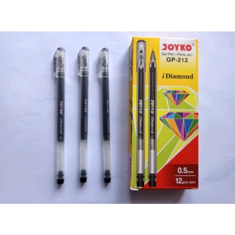 

Pulpen / Pen / Pena Gel Joyko i Diamond GP-212 Ecer (3pcs)
