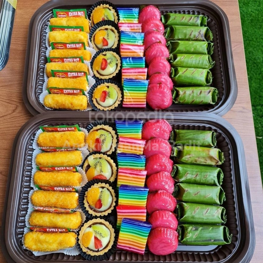 paket kue basah box / Paket Kue Tradisional