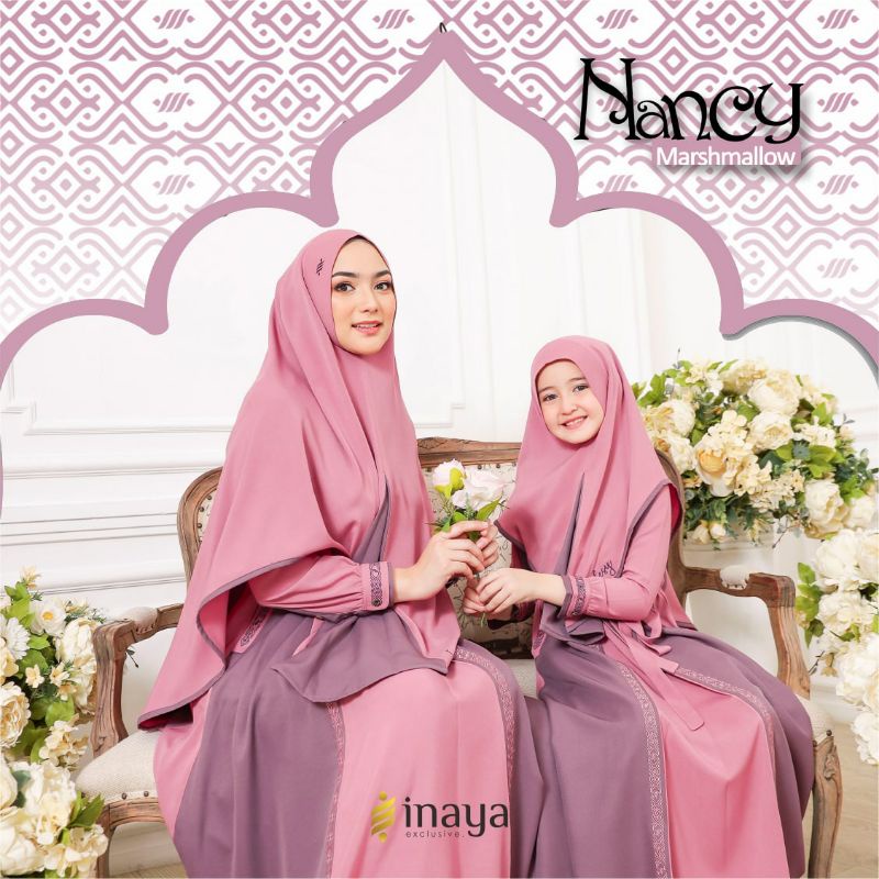 gamis syar'i murah nancy by inaya