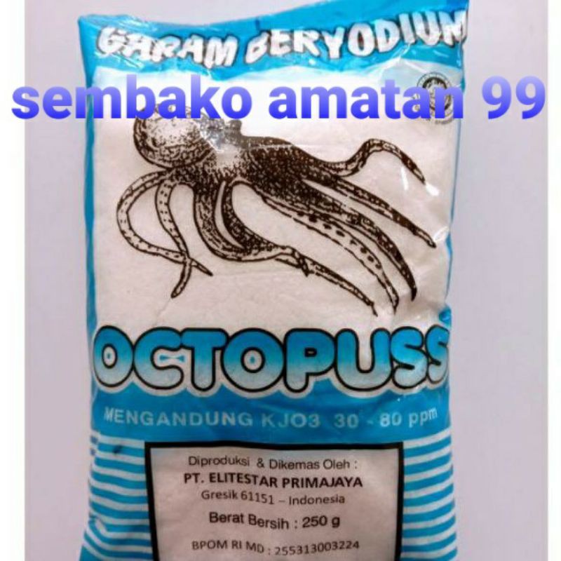 Garam Octopuss 250gram - Garam Beryodium Octopuss