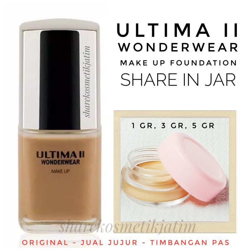 [SHARE IN JAR] ULTIMA II WONDERWEAR MAKE UP LIQUID FOUNDATION