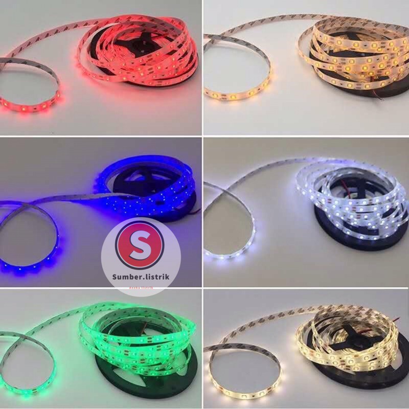 lampu led strip 3528/2835 ip44 5m 12v/waterproof lampu plafon lampu etalase