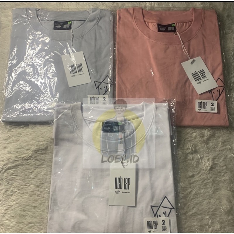 Slowacid Official Tshirt x Teddy Island x NCT 127 Taeyong Ruby Version Ready Stock