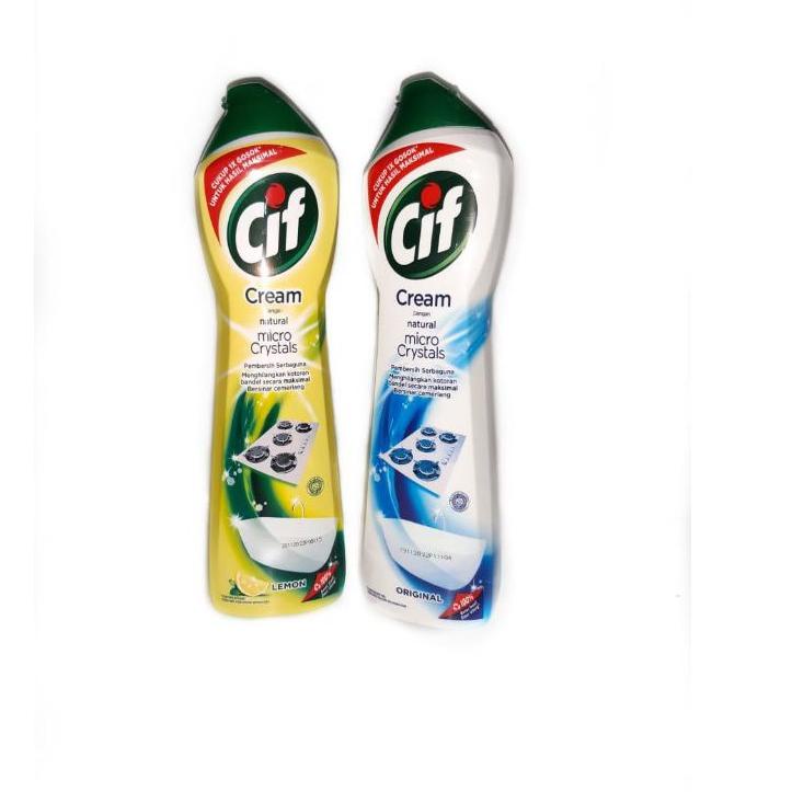 ♔ KRIM PEMBERSIH PERALATAN STAINLESS DAPUR TOILET KRAN SERBAGUNA CIF CREAM 660 GR ➧