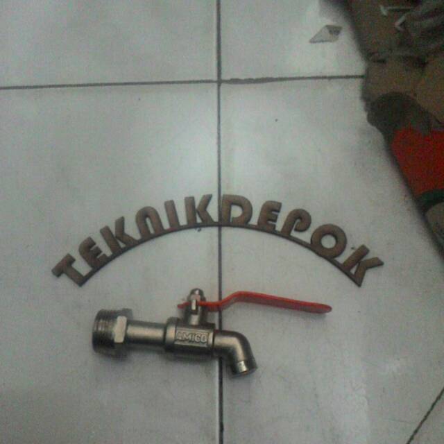 kran air 3/4 inch besi kran taman kran kamar mandi kran mushola amico