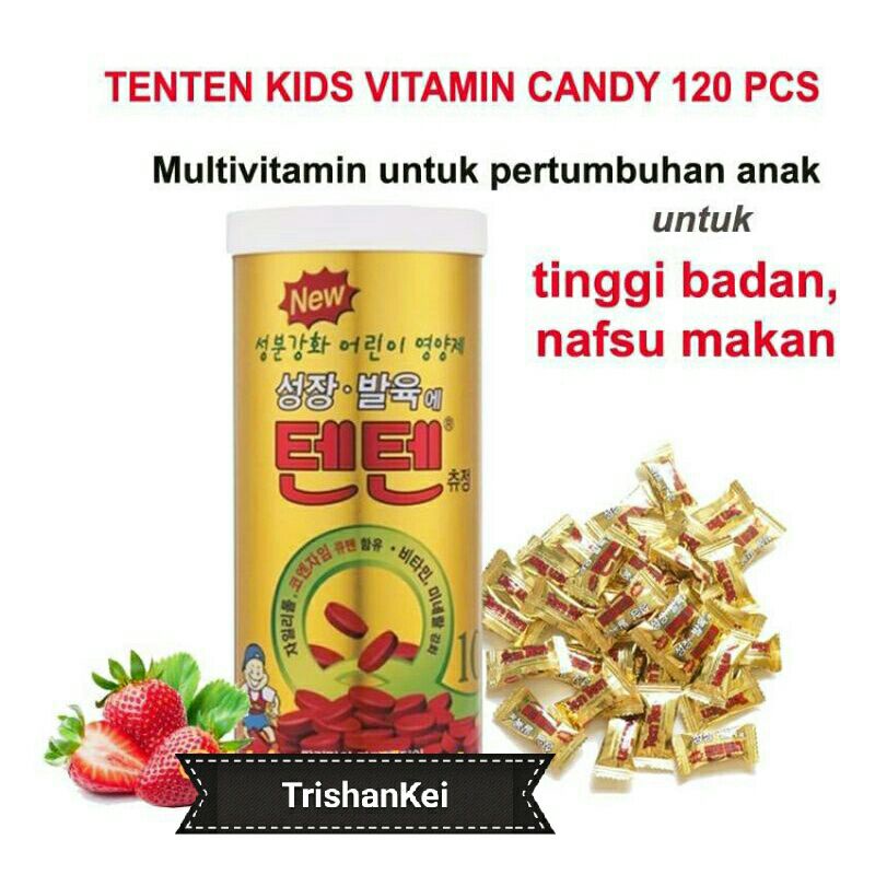 READY...Tenten chewable tablet vitamin Korea, niki enhypen growth vitamin