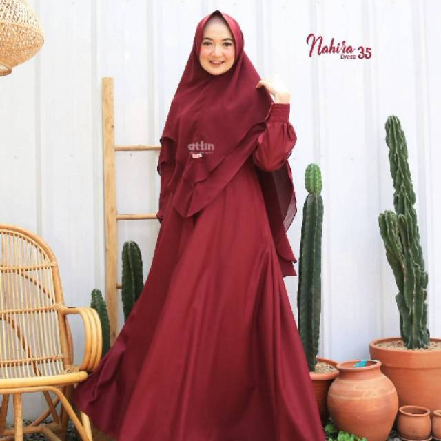 nadira dress by attin hijab